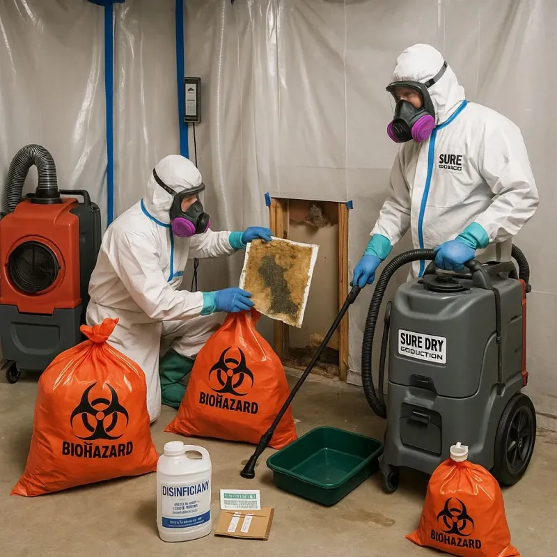 Contaminated Water Handling Protocols process in Park View, IA
